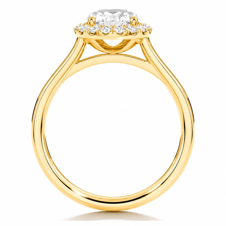 Anillo de compromiso praga - Oro y Platino