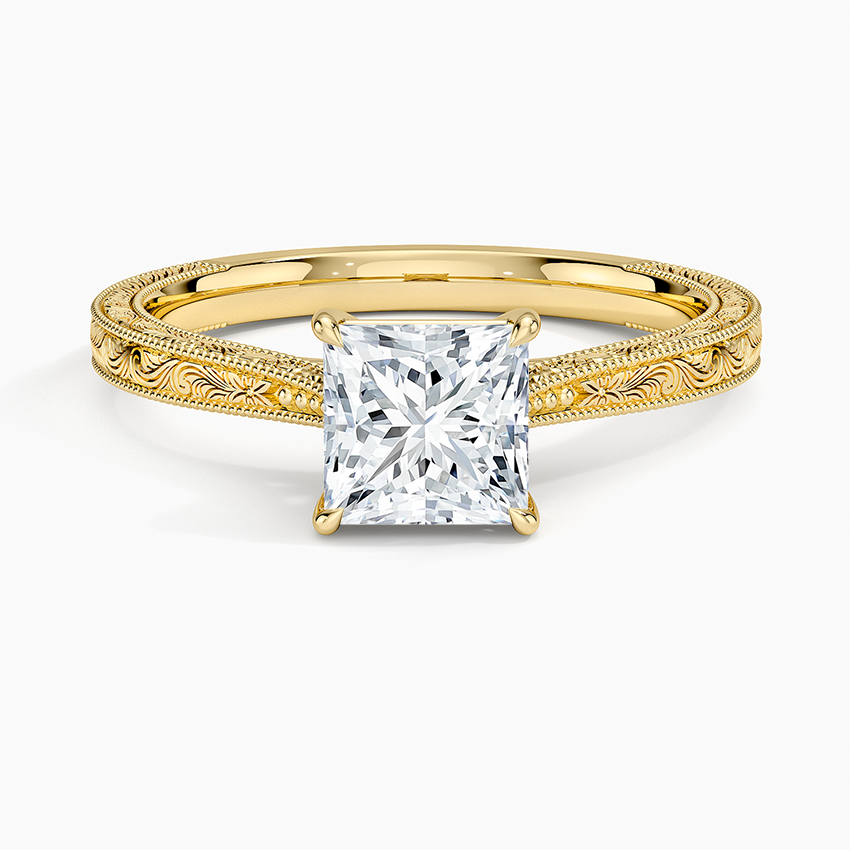 ANILLO DE COMPROMISO SOLITArio TALLADO 1,0 CT