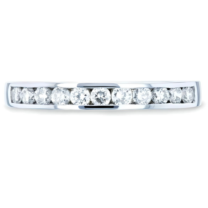 ANILLO DE COMPROMISO ESTILO MEDIO CINTILLO