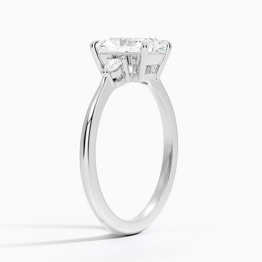 ANILLO DE COMPROMISO PETITE (1,25 + 0,11 CT) PERSONALIZADO - Radiant Cut