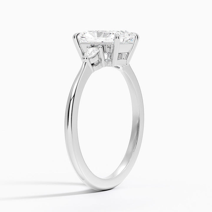 ANILLO DE COMPROMISO PETITE (1,25 + 0,11 CT) PERSONALIZADO - Radiant Cut