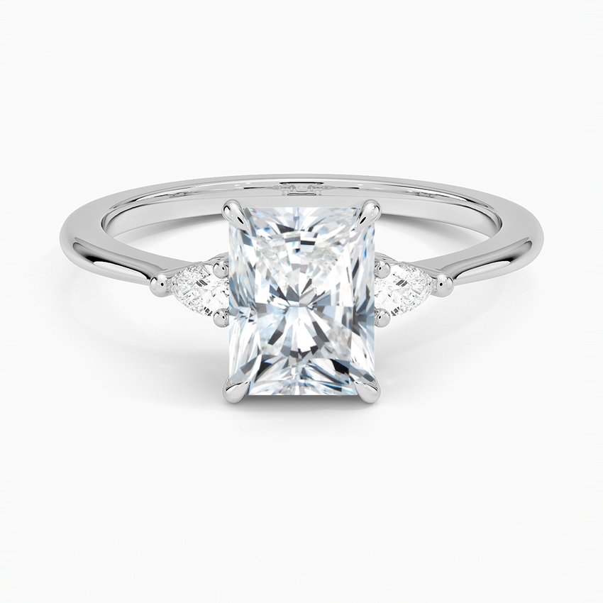 ANILLO DE COMPROMISO PETITE (1,25 + 0,11 CT) PERSONALIZADO - Radiant Cut