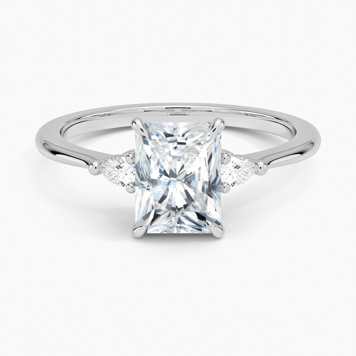 ANILLO DE COMPROMISO PETITE (1,25 + 0,11 CT) PERSONALIZADO - Radiant Cut