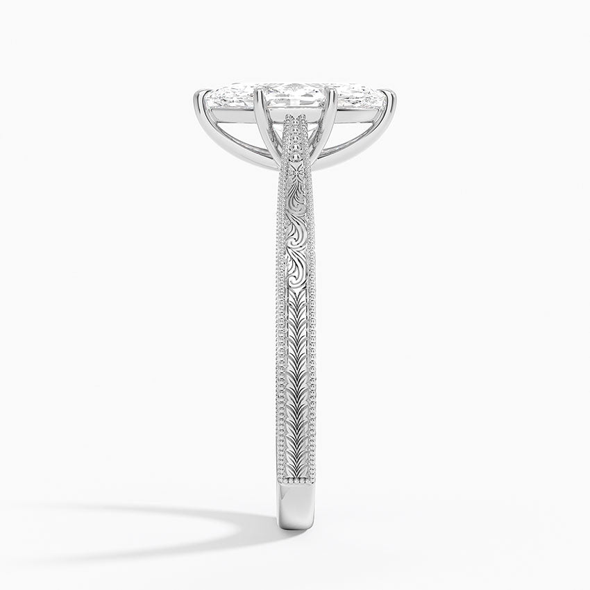 ANILLO DE COMPROMISO SOLITADO TALLADO 1,0 CT