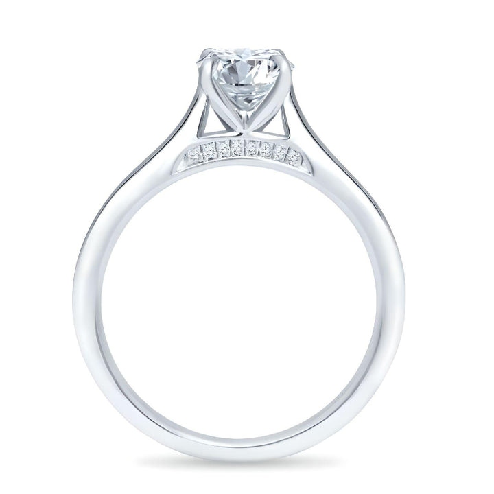 Anillo de compromiso Cathedral Solitaire