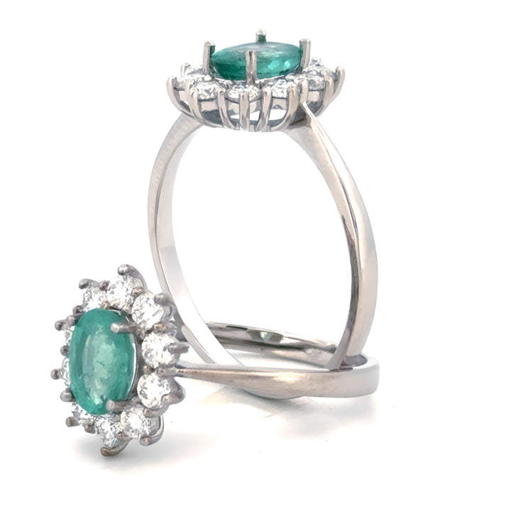 Anillo de compromiso - Esplendor Esmeralda