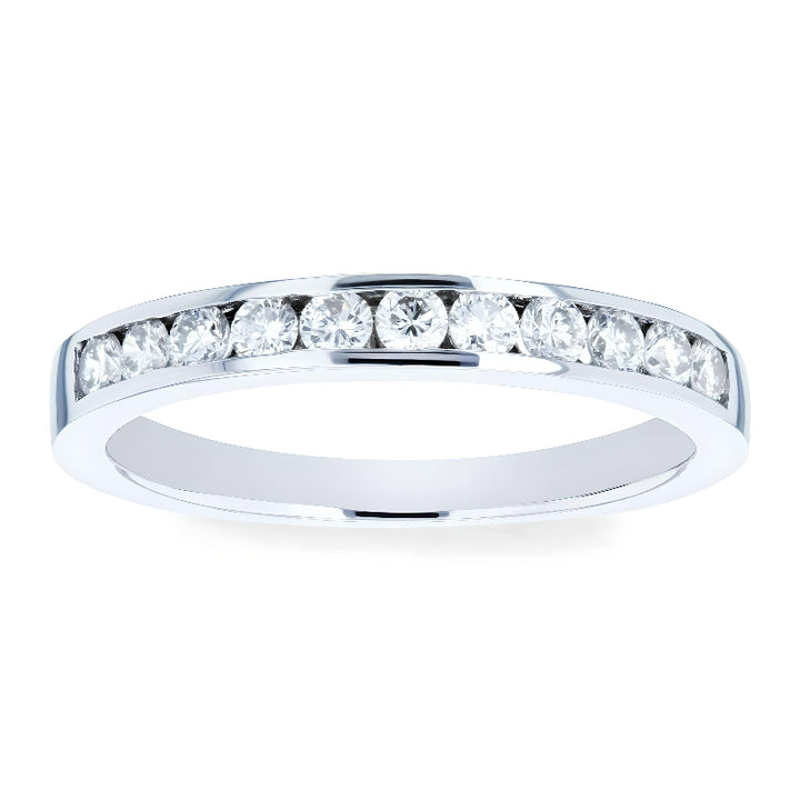 ANILLO DE COMPROMISO ESTILO MEDIO CINTILLO