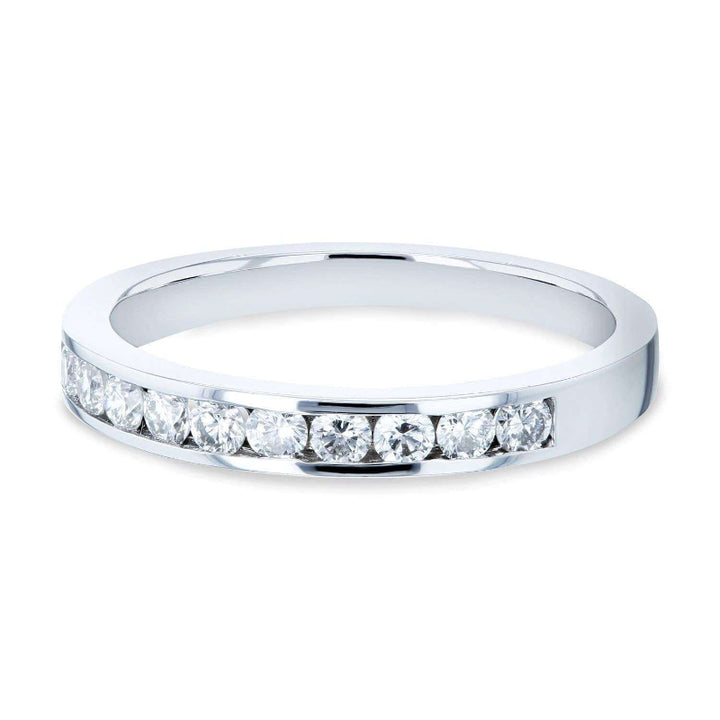 ANILLO DE COMPROMISO ESTILO MEDIO CINTILLO