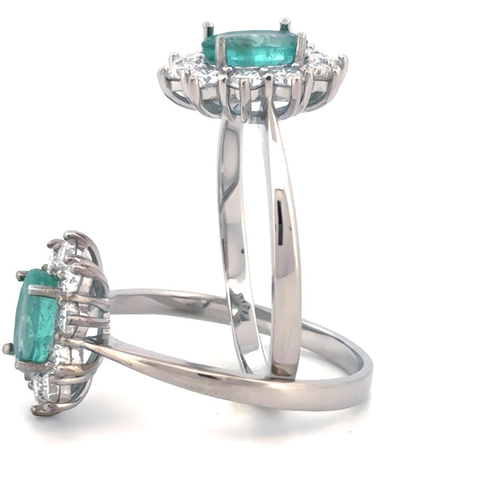 Anillo de compromiso - Esplendor Esmeralda