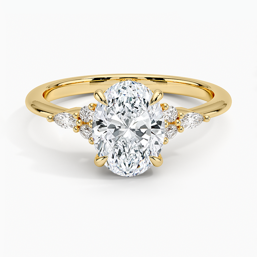ANILLO DE COMPROMISO PETITE (1,5 + 0,11 CT) PERSONALIZADO - Oval Cut