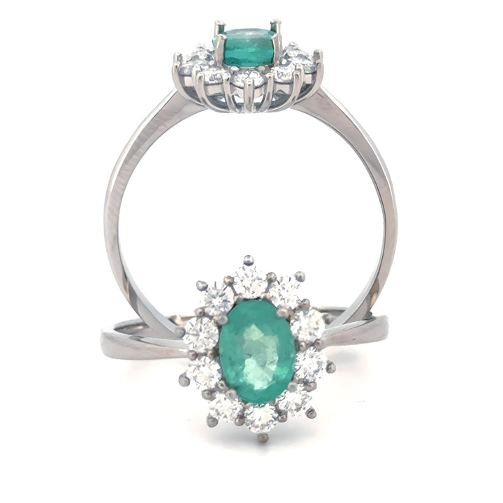 Anillo de compromiso - Esplendor Esmeralda