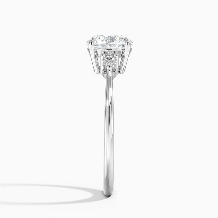 ANILLO DE COMPROMISO PETITE (1,25 + 0,11 CT) PERSONALIZADO - Round Cut