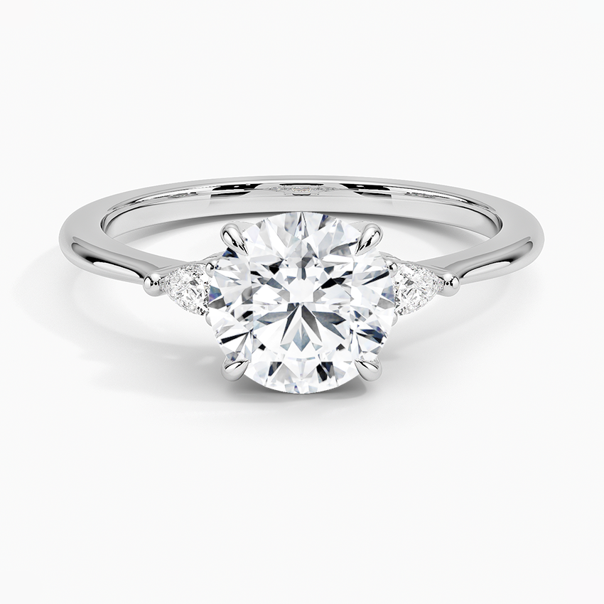 ANILLO DE COMPROMISO PETITE (1,25 + 0,11 CT) PERSONALIZADO - Round Cut