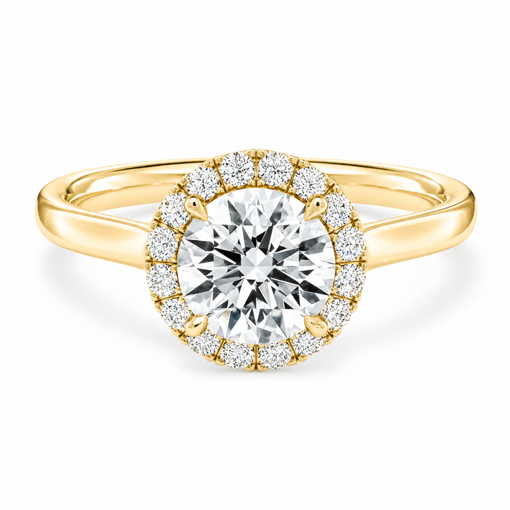 Anillo de compromiso praga - Oro y Platino