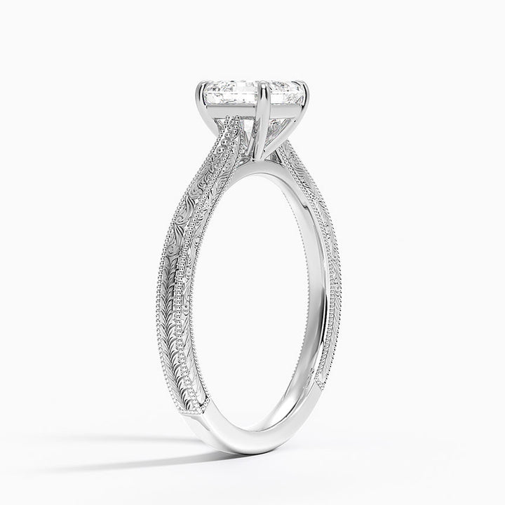 ANILLO DE COMPROMISO SOLITArio TALLADO 1,0 CT - Asscher Cut