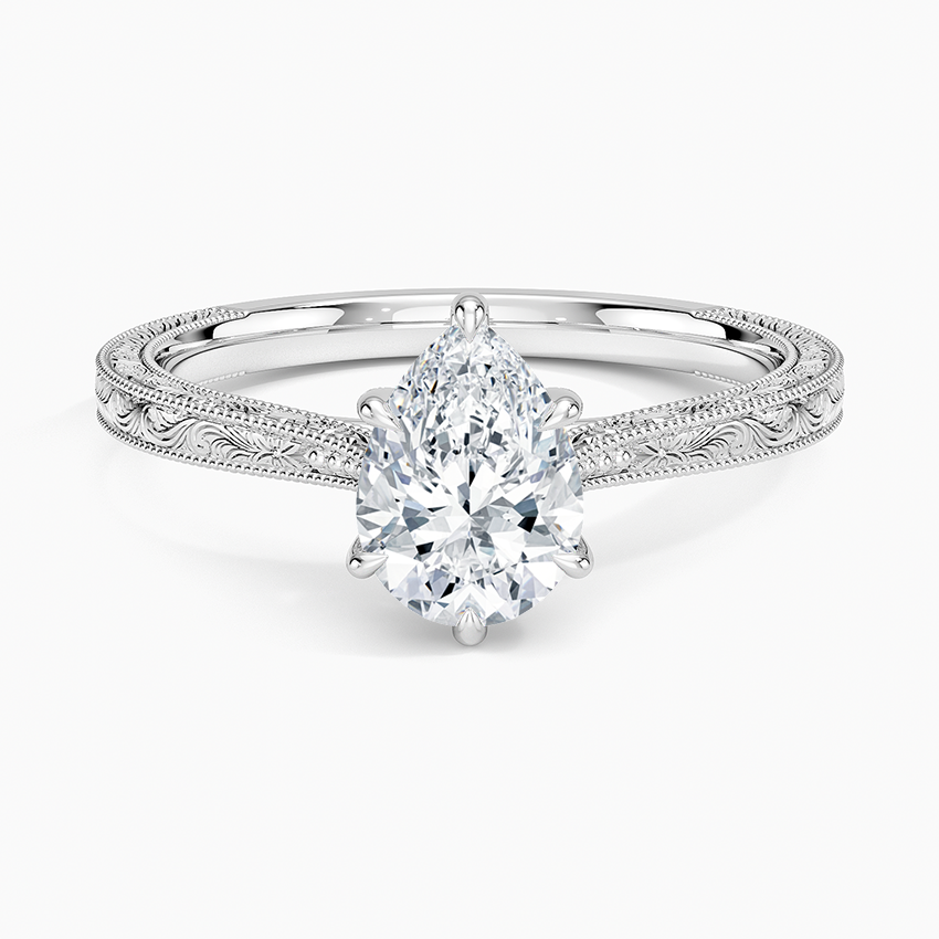 ANILLO DE COMPROMISO SOLITArio TALLADO 1,0 CT
