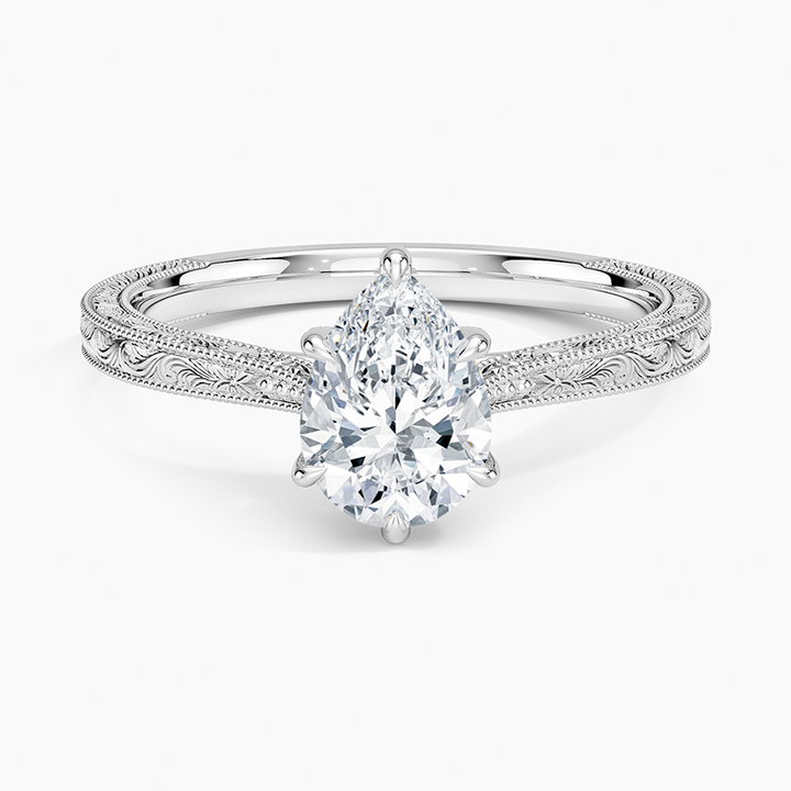 ANILLO DE COMPROMISO SOLITArio TALLADO 1,0 CT