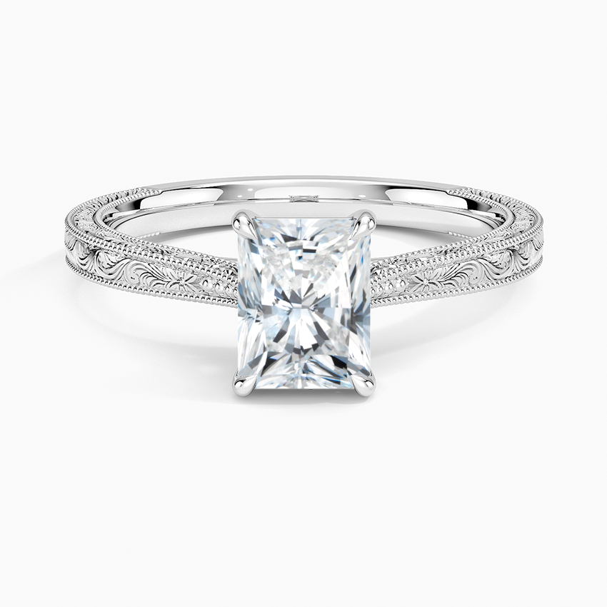 ANILLO DE COMPROMISO SOLITArio TALLADO 1,0 CT - Radiant Cut