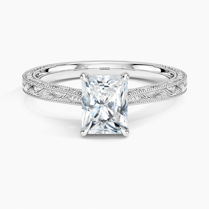 ANILLO DE COMPROMISO SOLITArio TALLADO 1,0 CT - Radiant Cut
