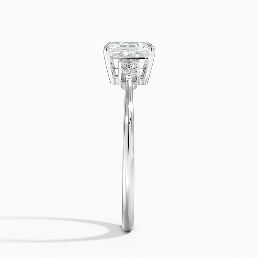 ANILLO DE COMPROMISO PETITE (1,25 + 0,11 CT) PERSONALIZADO - Asscher Cut
