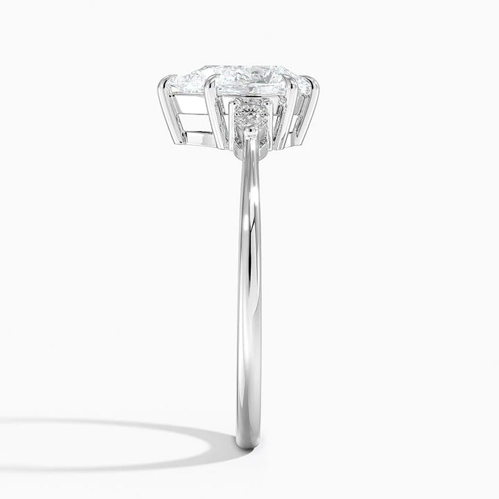 ANILLO DE COMPROMISO PETITE (1,25 + 0,11 CT) PERSONALIZADO - Pear Cut