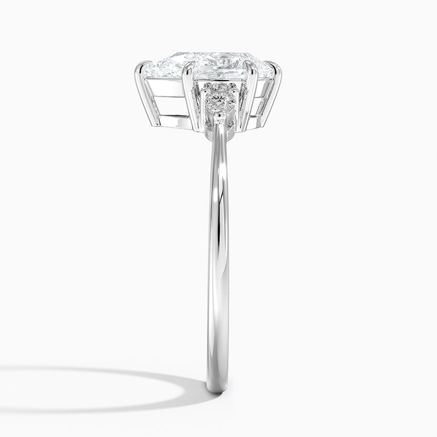ANILLO DE COMPROMISO PETITE (1,25 + 0,11 CT) PERSONALIZADO - Pear Cut