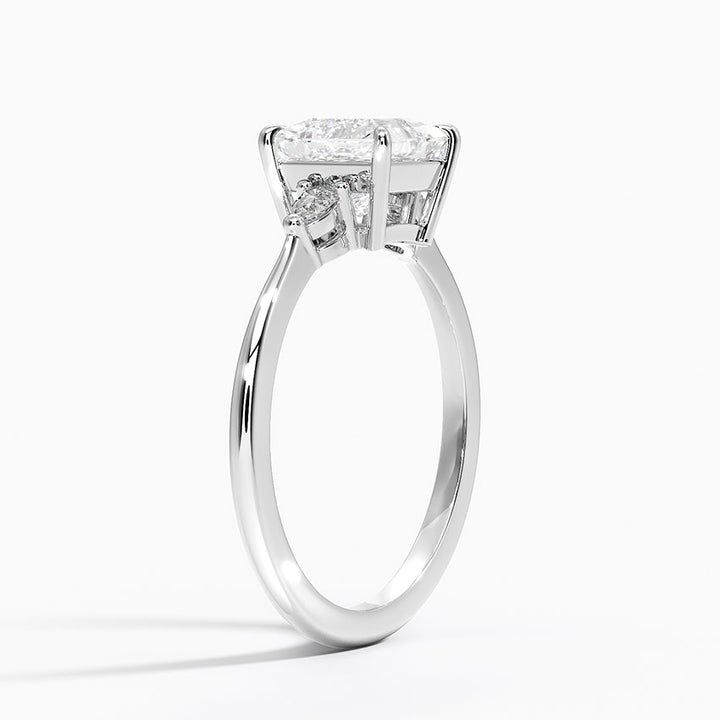 ANILLO DE COMPROMISO PETITE (1,25 + 0,11 CT) PERSONALIZADO - Princess Cut