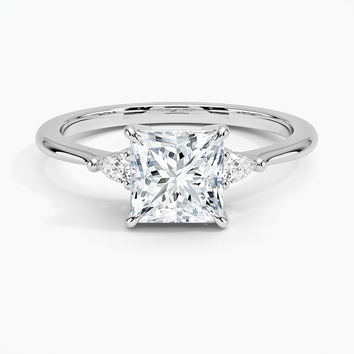 ANILLO DE COMPROMISO PETITE (1,25 + 0,11 CT) PERSONALIZADO - Princess Cut
