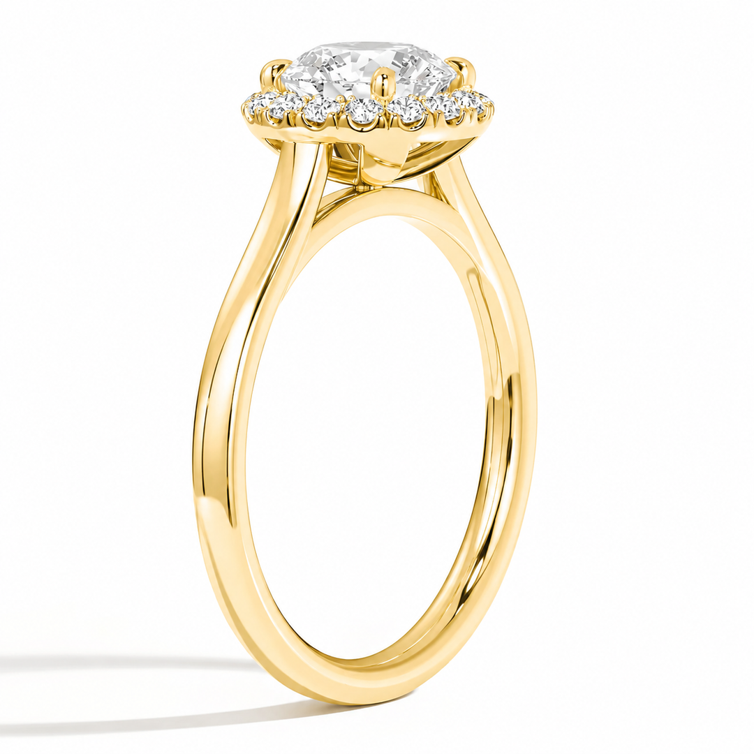 Anillo de compromiso praga - Oro y Platino