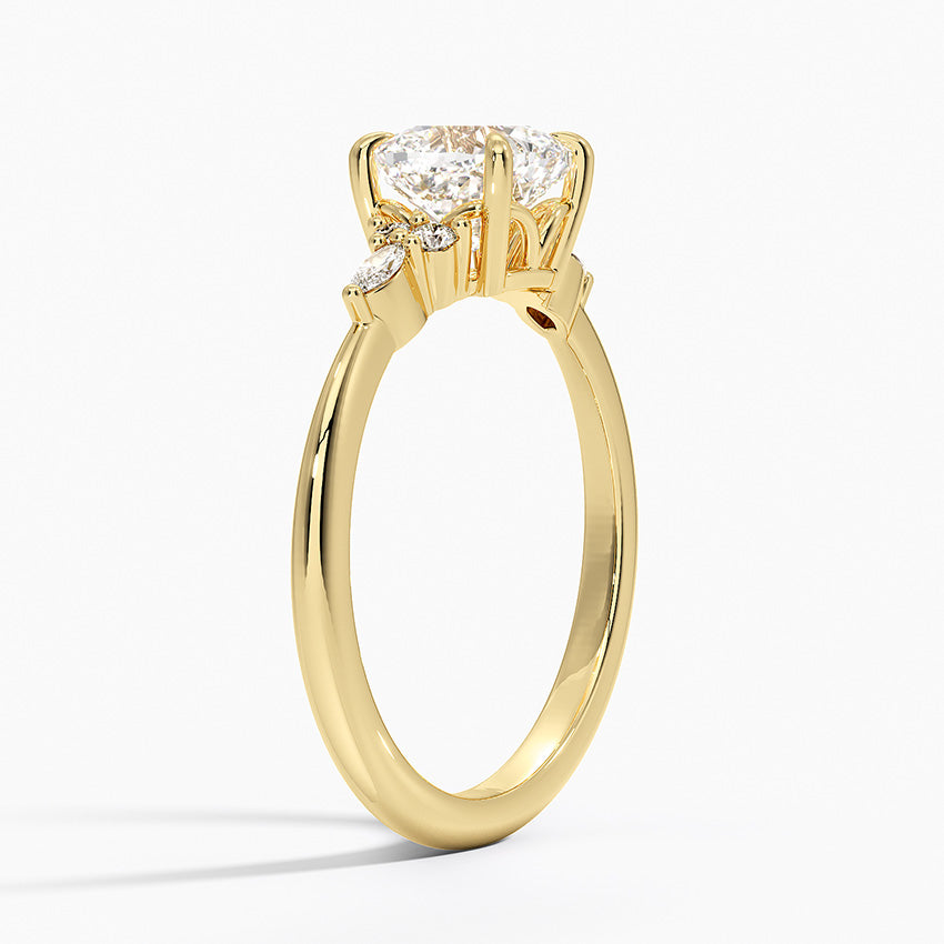 ANILLO DE COMPROMISO PETITE (1,5 + 0,11 CT) PERSONALIZADO - Cushion Cut