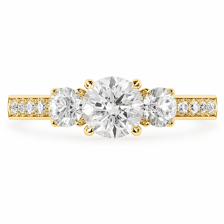 Anillo de compromiso Gramercy - Oro y Platino