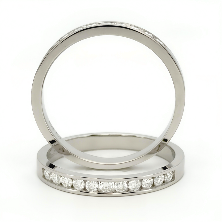 ANILLO DE COMPROMISO ESTILO MEDIO CINTILLO 1.8mm