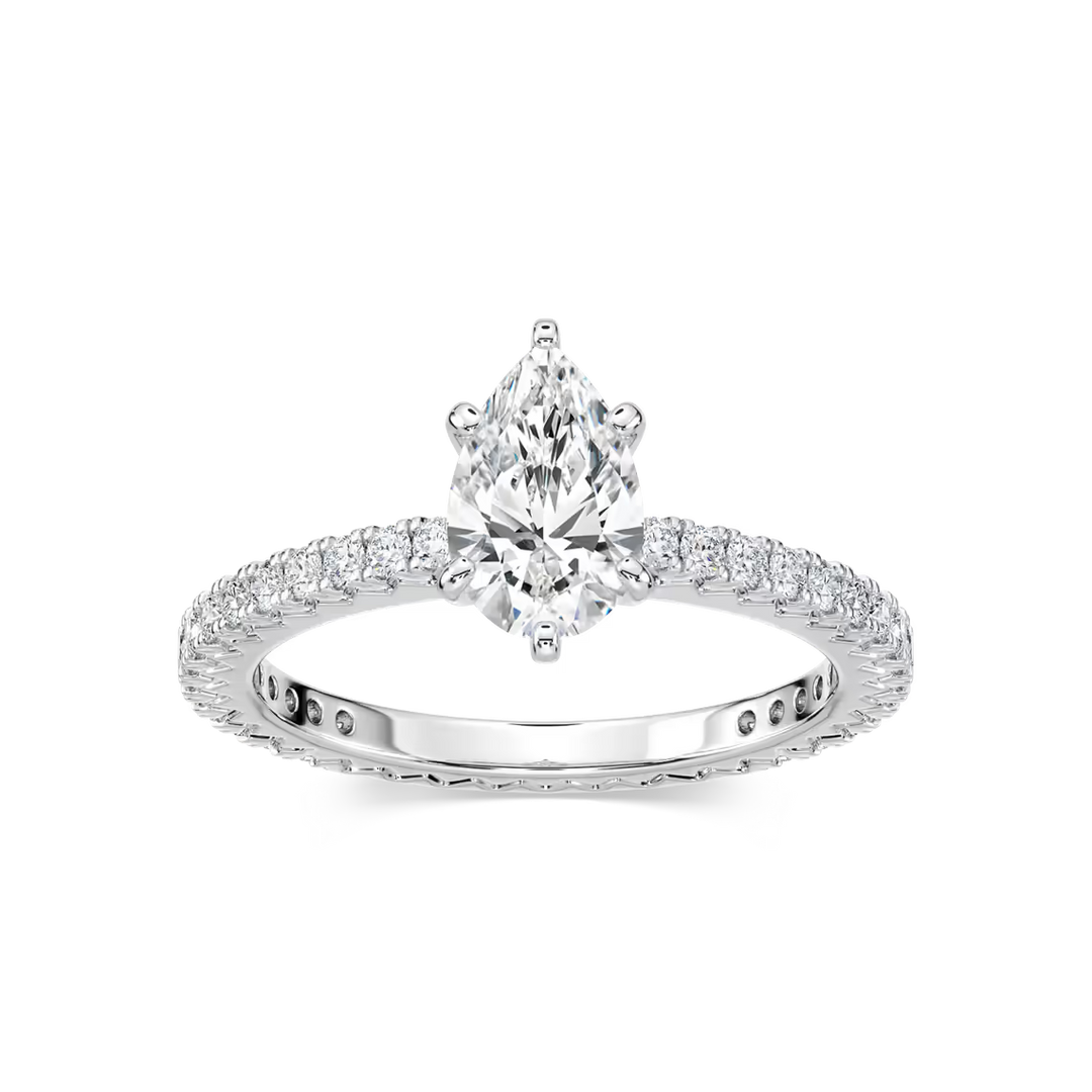 Marilyn Accented Engagement Ring