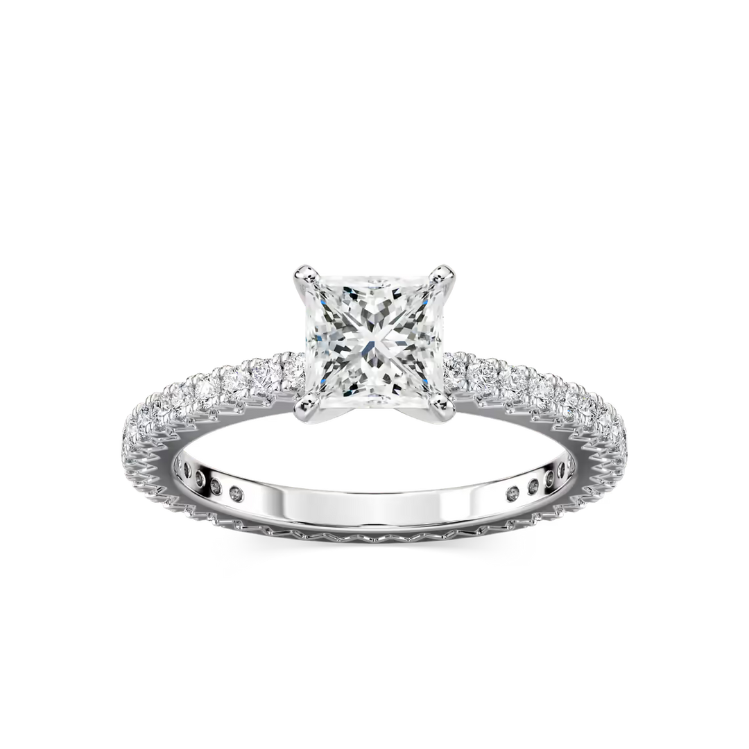 Marilyn Accented Engagement Ring