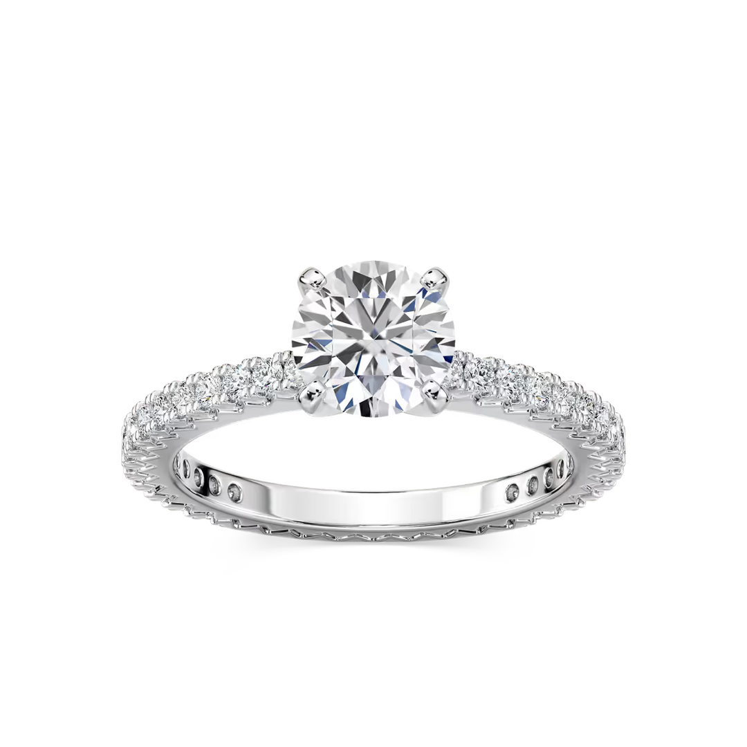 Marilyn Accented Engagement Ring