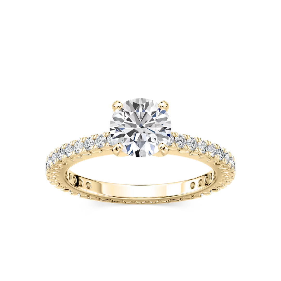 Marilyn Accented Engagement Ring