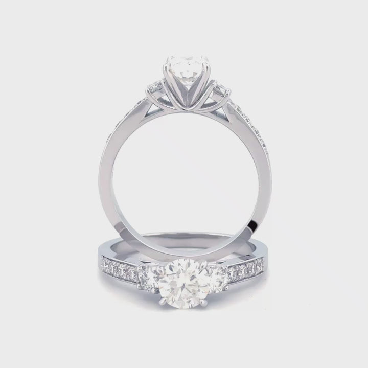 Anillo de compromiso CROWN ETERNITY