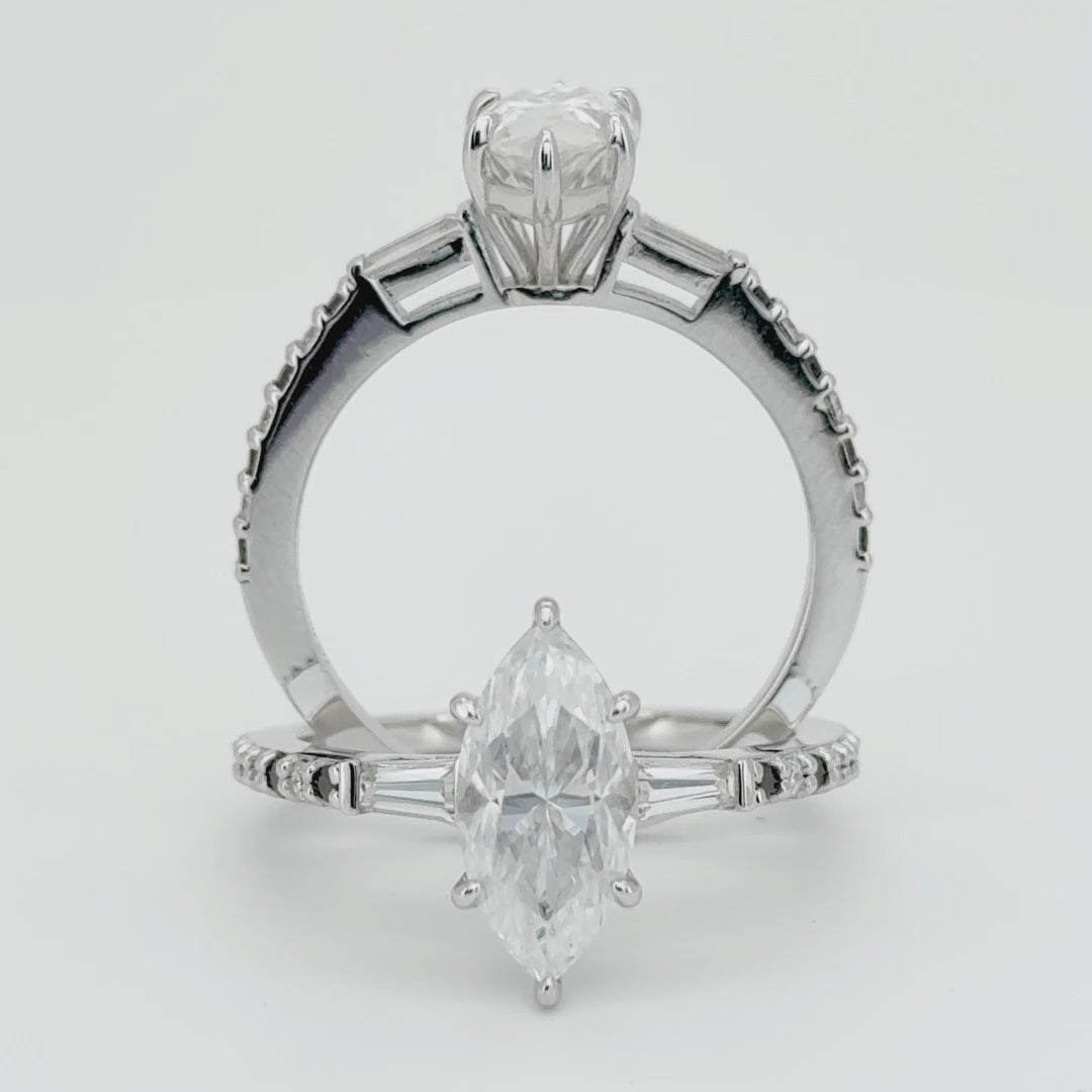 ANILLO DE COMPROMISO MIDNIGHT MARQUIS