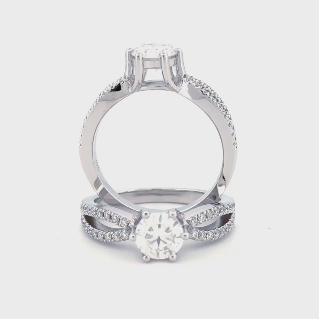 Anillo de compromiso INFINITY SPLIT