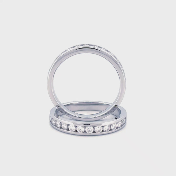 ANILLO DE COMPROMISO ESTILO MEDIO CINTILLO