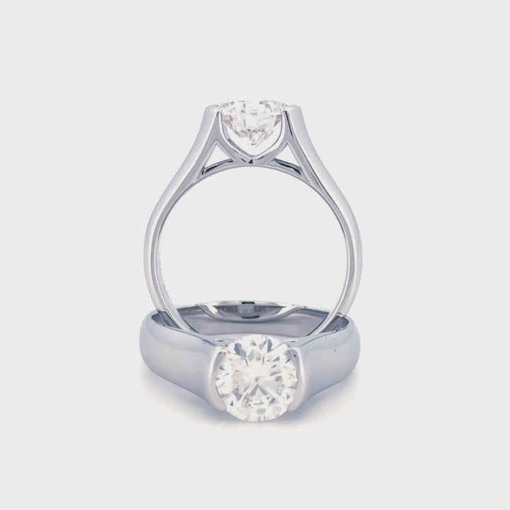 Anillo Morgan Bezel 2ct