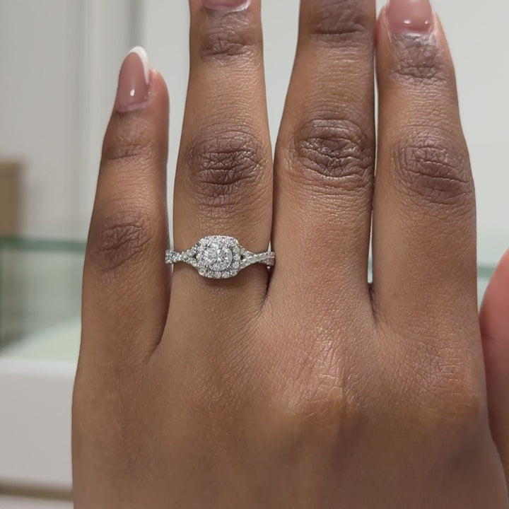 ANILLO DE COMPROMISO CORONA DEL AMOR
