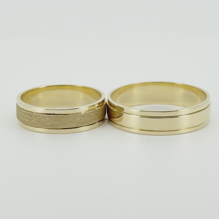 Par de Argollas Vittoria en oro amarillo 18k