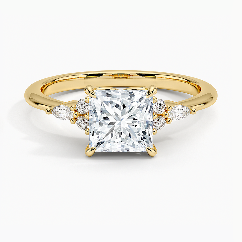 ANILLO DE COMPROMISO PETITE (1,5 + 0,11 CT) PERSONALIZADO - Princess Cut