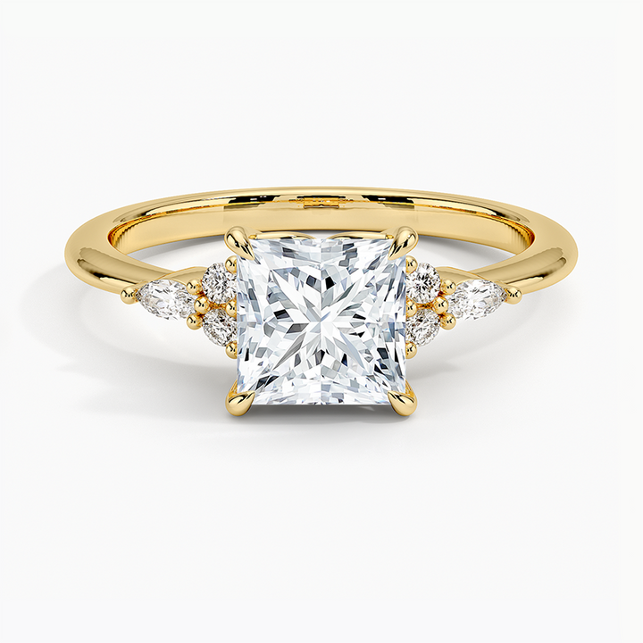 ANILLO DE COMPROMISO PETITE (1,5 + 0,11 CT) PERSONALIZADO - Princess Cut