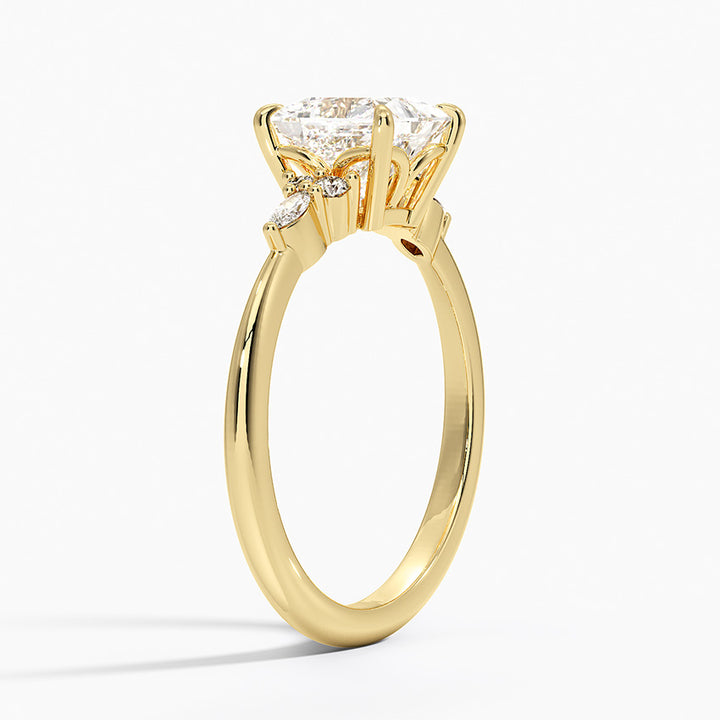 ANILLO DE COMPROMISO PETITE (1,5 + 0,11 CT) PERSONALIZADO - Princess Cut