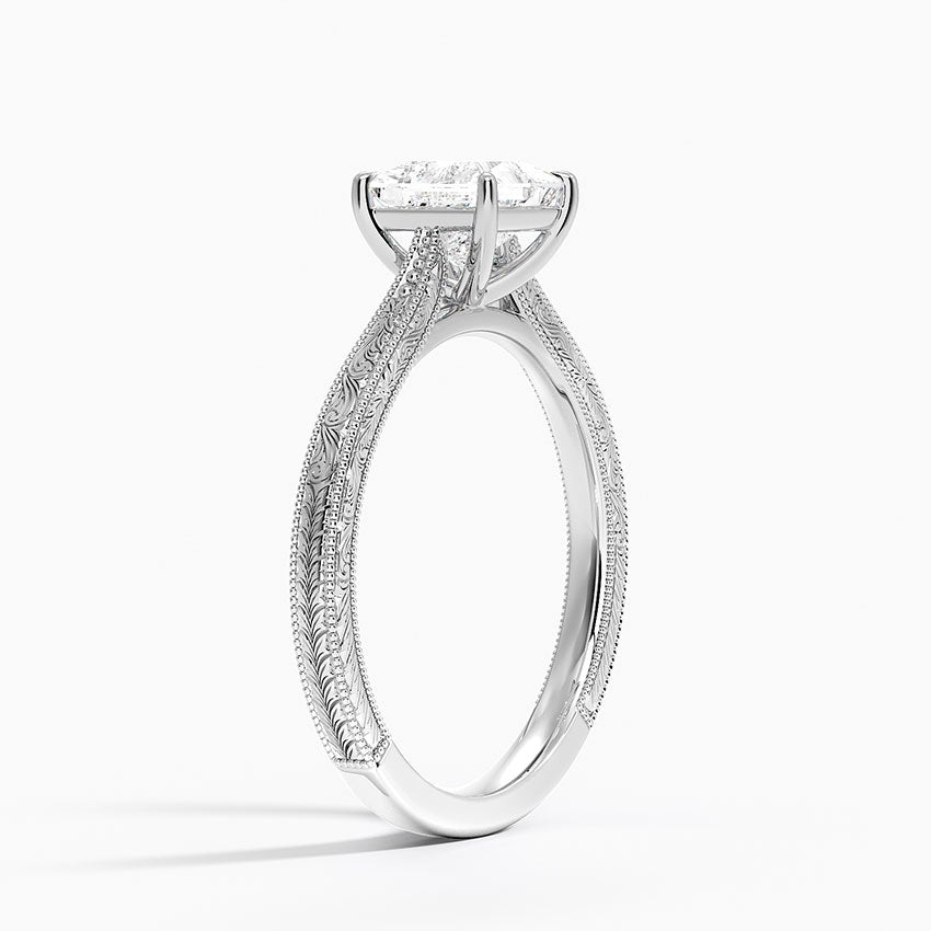 ANILLO DE COMPROMISO SOLITArio TALLADO 1,0 CT - Princess Cut