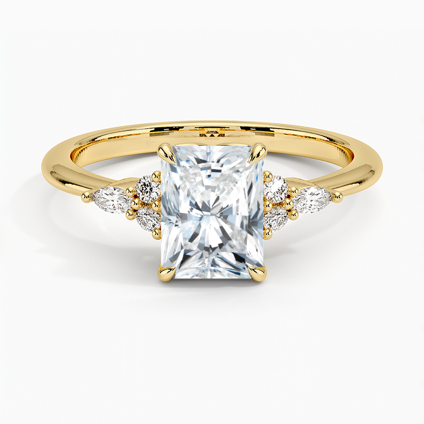 ANILLO DE COMPROMISO PETITE (1,5 + 0,11 CT) PERSONALIZADO - Radiant Cut